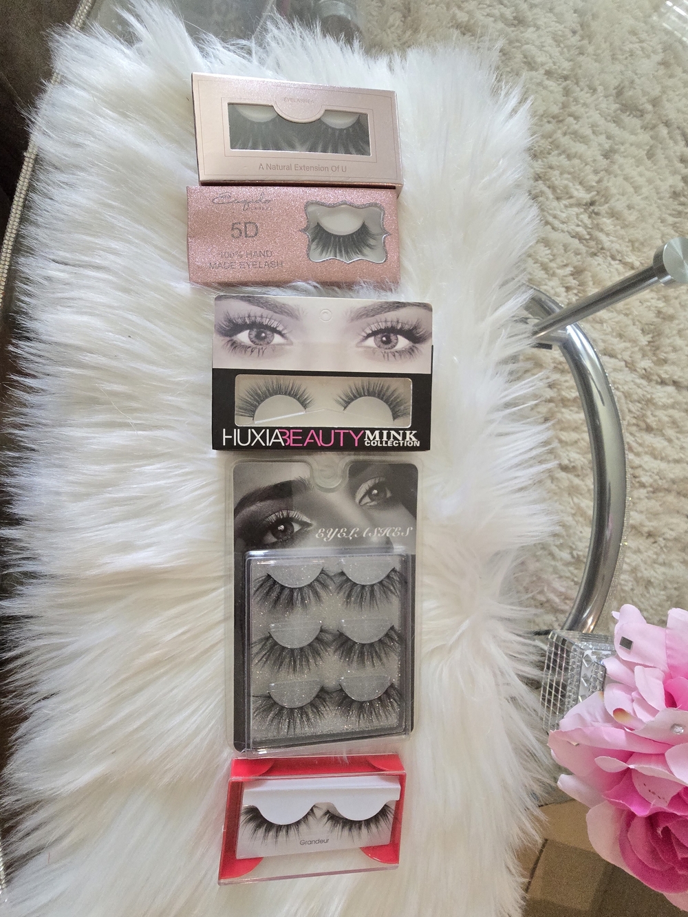 Assorted False Eyelash Lot in Black